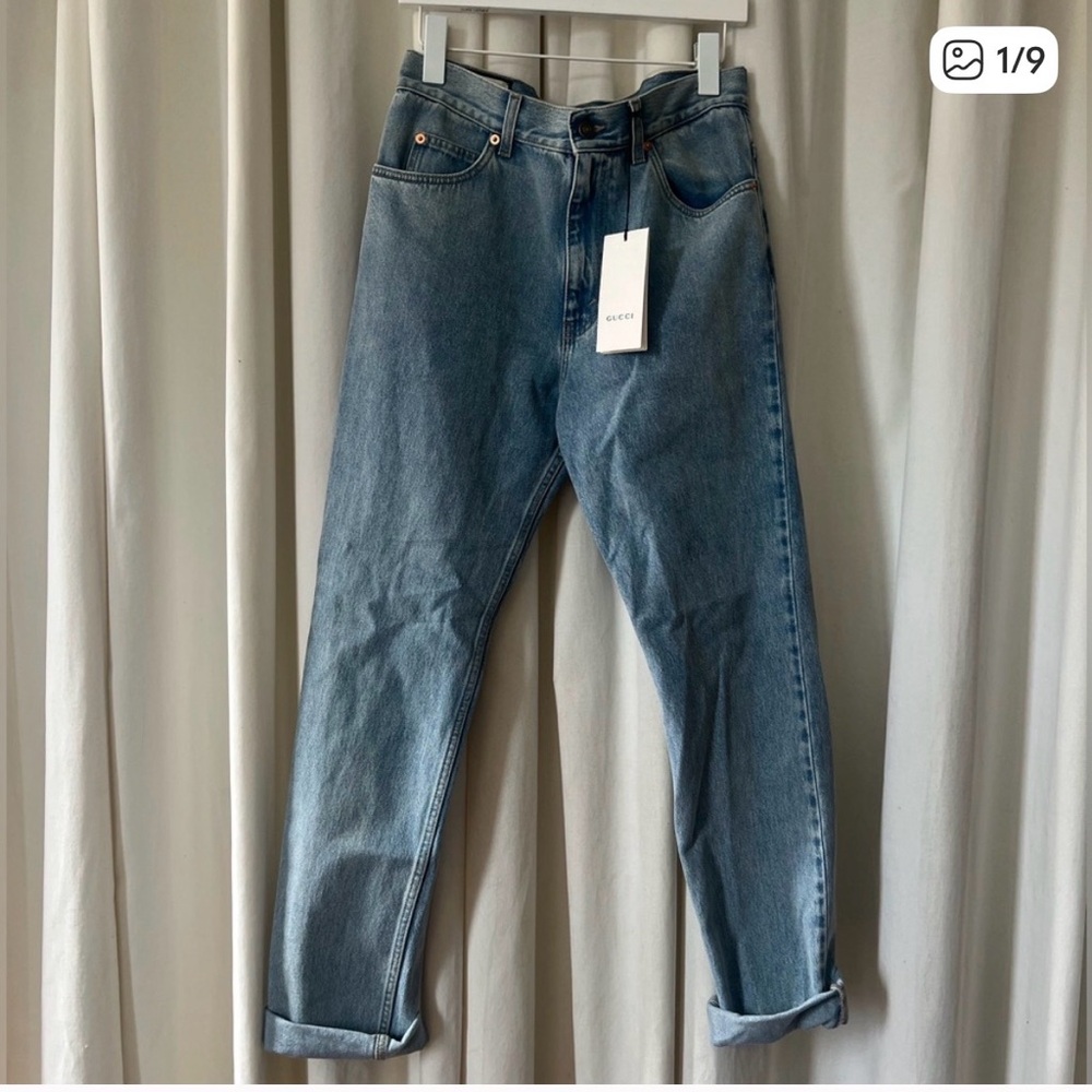 Men’s Gucci Classic Denim Straight Leg Jeans